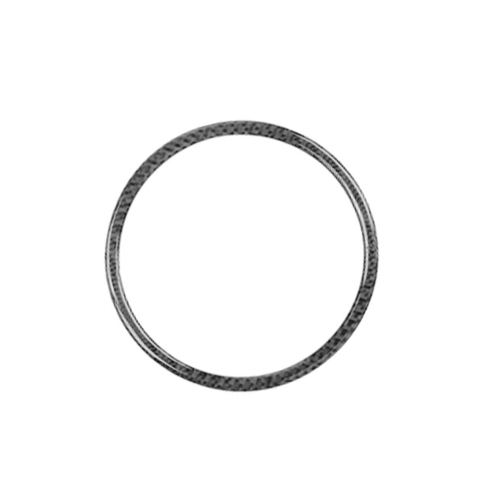 4Pcs Carbon Fiber Door Speaker Ring Cover Trim for Nissan Rogue 2014-2016