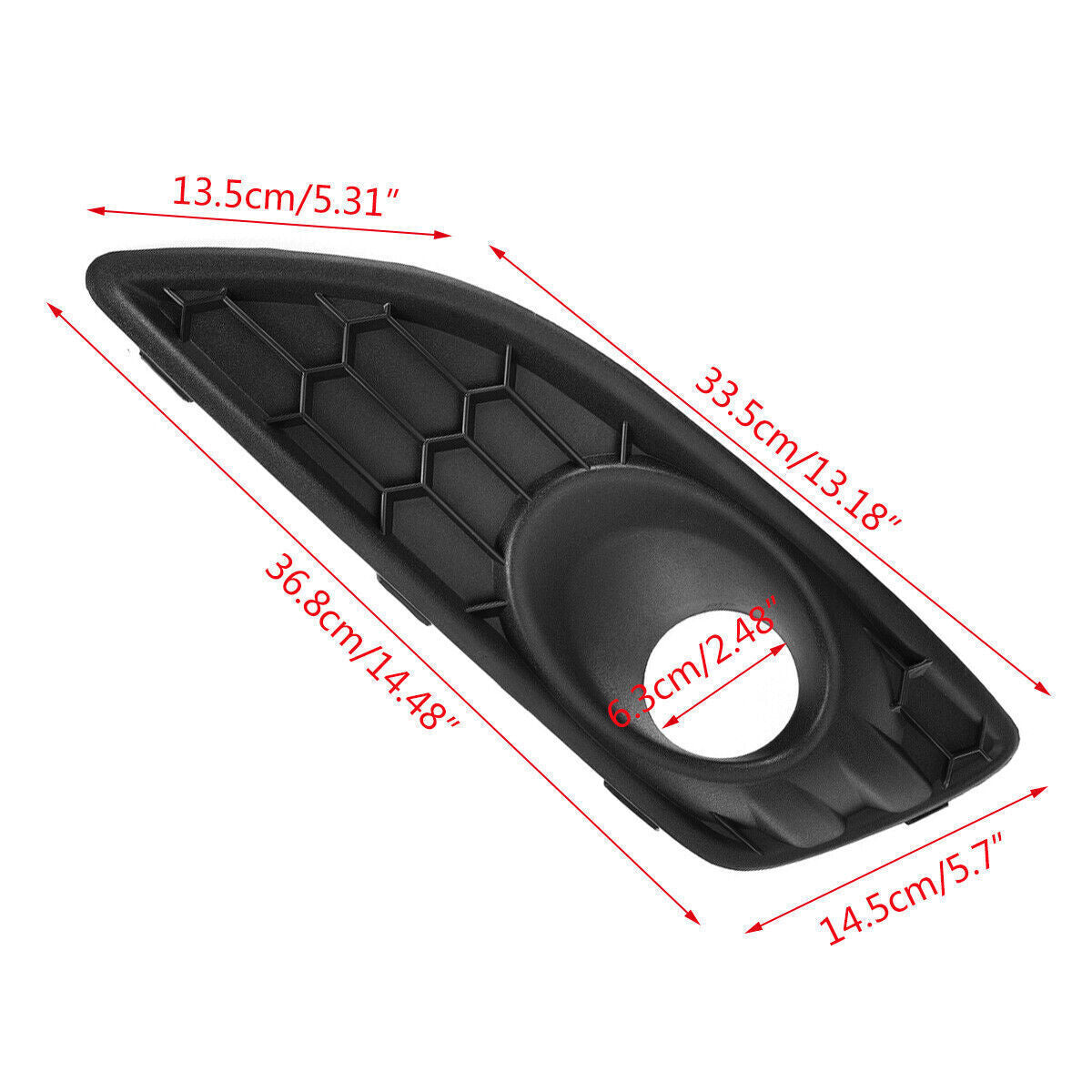 2¡ÁF¨¹r for Ford Fiesta 2013-2017 Nebelscheinwerfer Sto?sf?nger Grille Links+Rechts