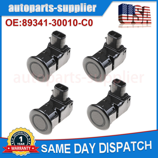 4Pcs Backup Parking Assist Sensor PDC 89341-30010 for Lexus IS250 IS350 GS450h