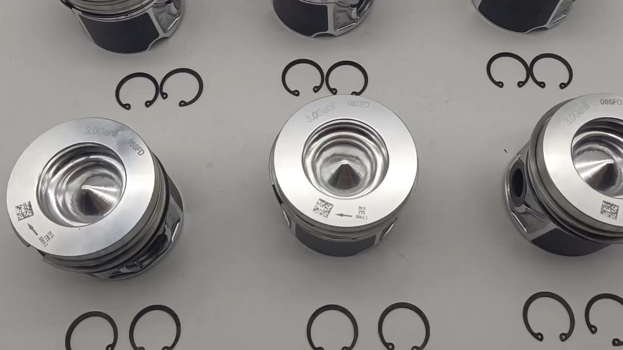 6x Pistons Rings Set For ¦µ83.01mm For VWTouareg for Audi A4 A5 Q5 Q7 for Porsche 3.0TDI