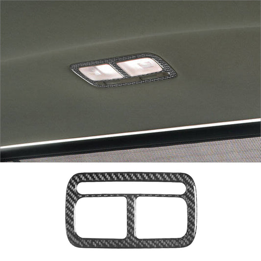 Carbon Fiber Interior Rear Overhead Light Cover Trim for Hyundai Azera 2006-2011