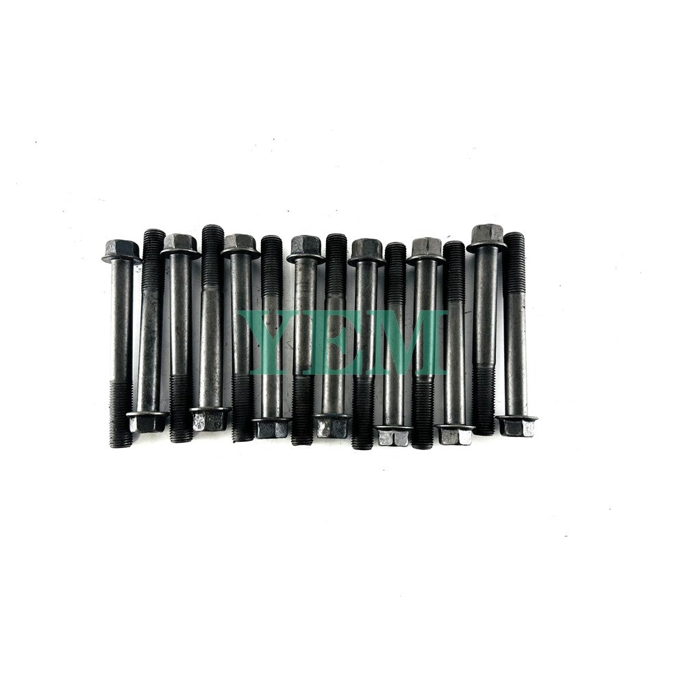 1 Set Engine Head Bolt 14pcs For Yanmar 3TNC78 Engine 3TNC78 Cylinder Head Bolt