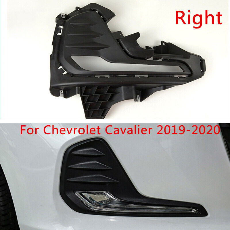 Right Side Front Bumper Fog Lamp Cover Bezel for Chevrolet Cavalier 2019-2020