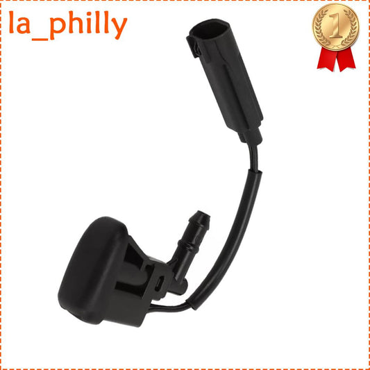 For 3 Series E46 2002-2006 Heated Windshield Wiper Washer Nozzle Black Plastic