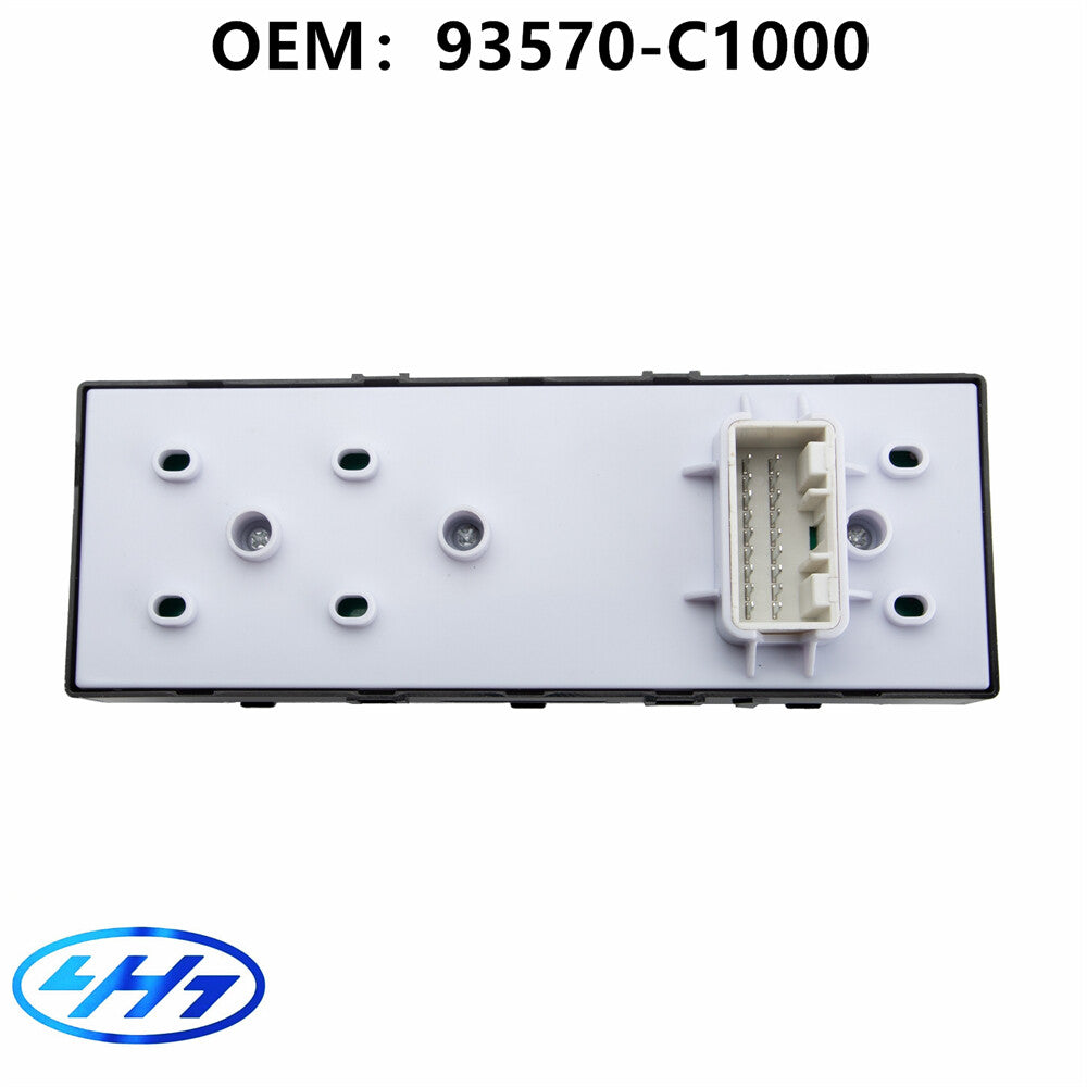 93570-C1000 Power Window Main Switch Driver Door Left for Hyundai Sonata 15-19