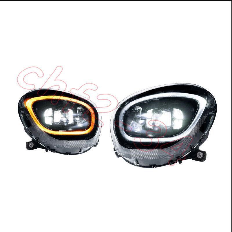 for Mini Countryside R60 10-2016 LED DRL Headlights assembly colorful Beam Lens