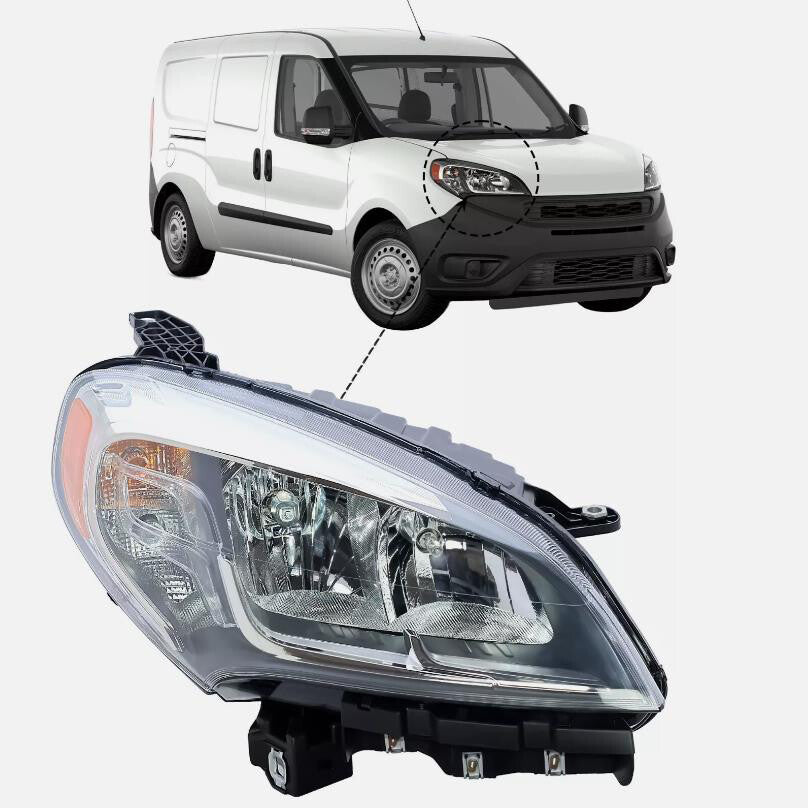 Left Right Headlight Set For 2015-22 for Ram ProMaster City 68469416AA 68469415AA
