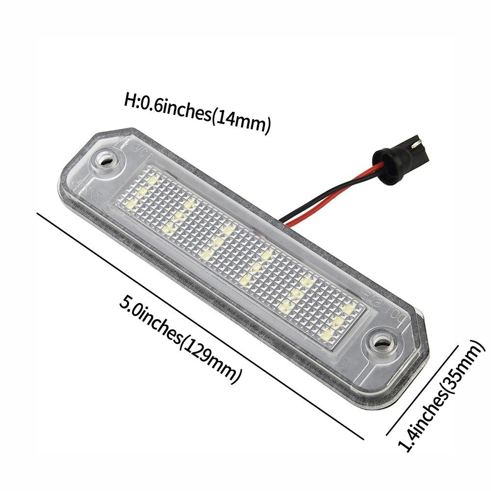 2 Waterproof LED License Plate Lights/Replacement Parts 34100-S04-A01 8V-15V