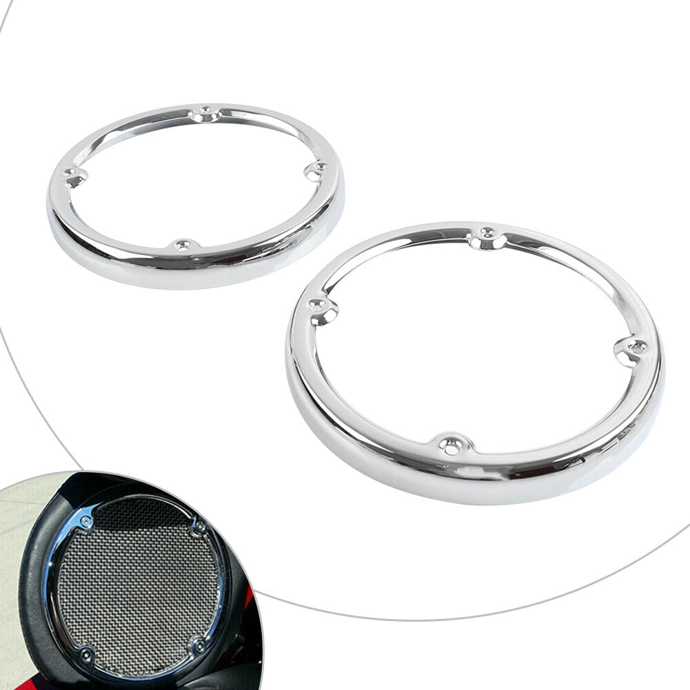 Chrome Rear Tour-Pak Speaker Trim for Harley Electra Street Glide Classic FLHTC