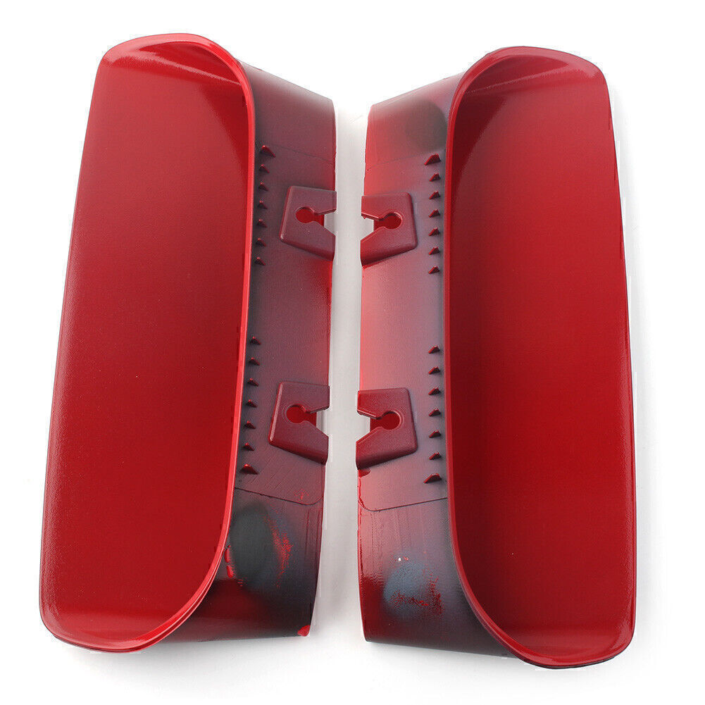Pair Red Hood Bezels Right Left Side Fit for Dodge for Challenger Redeye 2019-2020