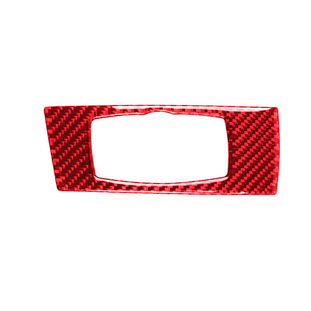 Red carbon fiber light control cover for BMW X5 E70 X6 E71 2008-13 type A