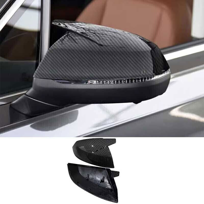 for Audi Q5 Q7 SQ5 7 2016-2023 Carbon Fiber ABS OX Horn Rear View Mirror Replace