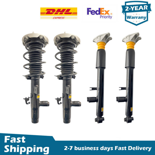 4x Front Rear Shock Struts w/EDC for BMW F30 F31 F32 328d 330i 340i 440i xDrive