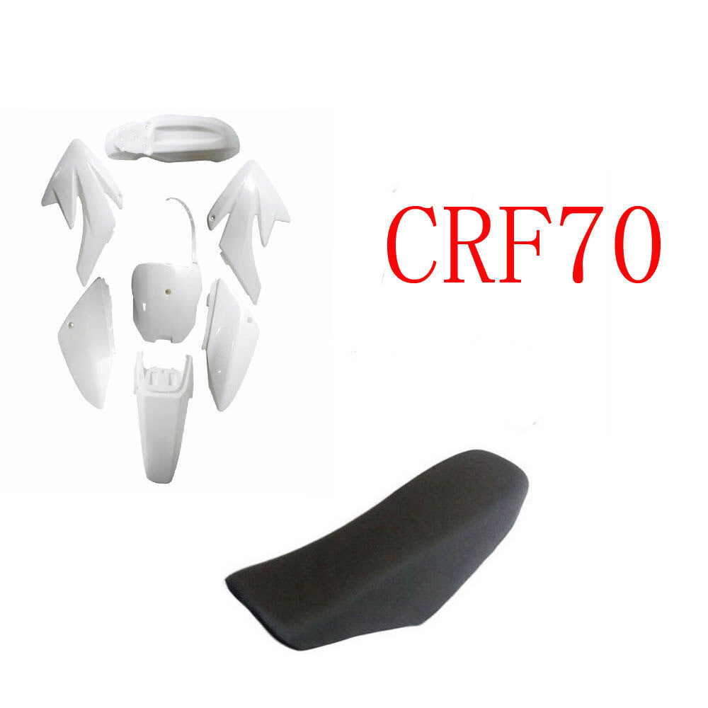 Plastic fender kit + for seat for Honda CRF70 XR70 CRF70F Dirt Pit bicycles
