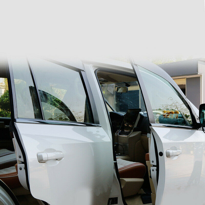 for Lexus LX570 2008-2015 Glossy Black Car Bottom Window Lower Strips Cover Trim