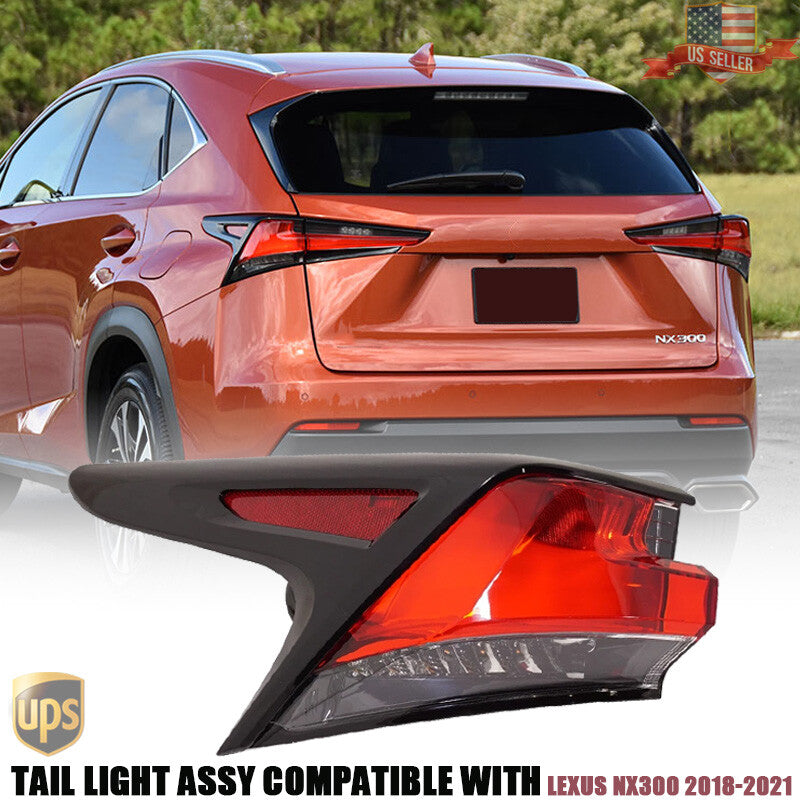 Outer LED Tail Light Assy For 2018 -2021 for Lexus NX300 Left Driver Side 8156078040
