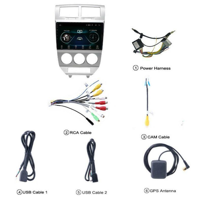 10.1 Android Car Radio GPS Stereo Head Unit 2+32GB for Dodge Caliber 2007-2009