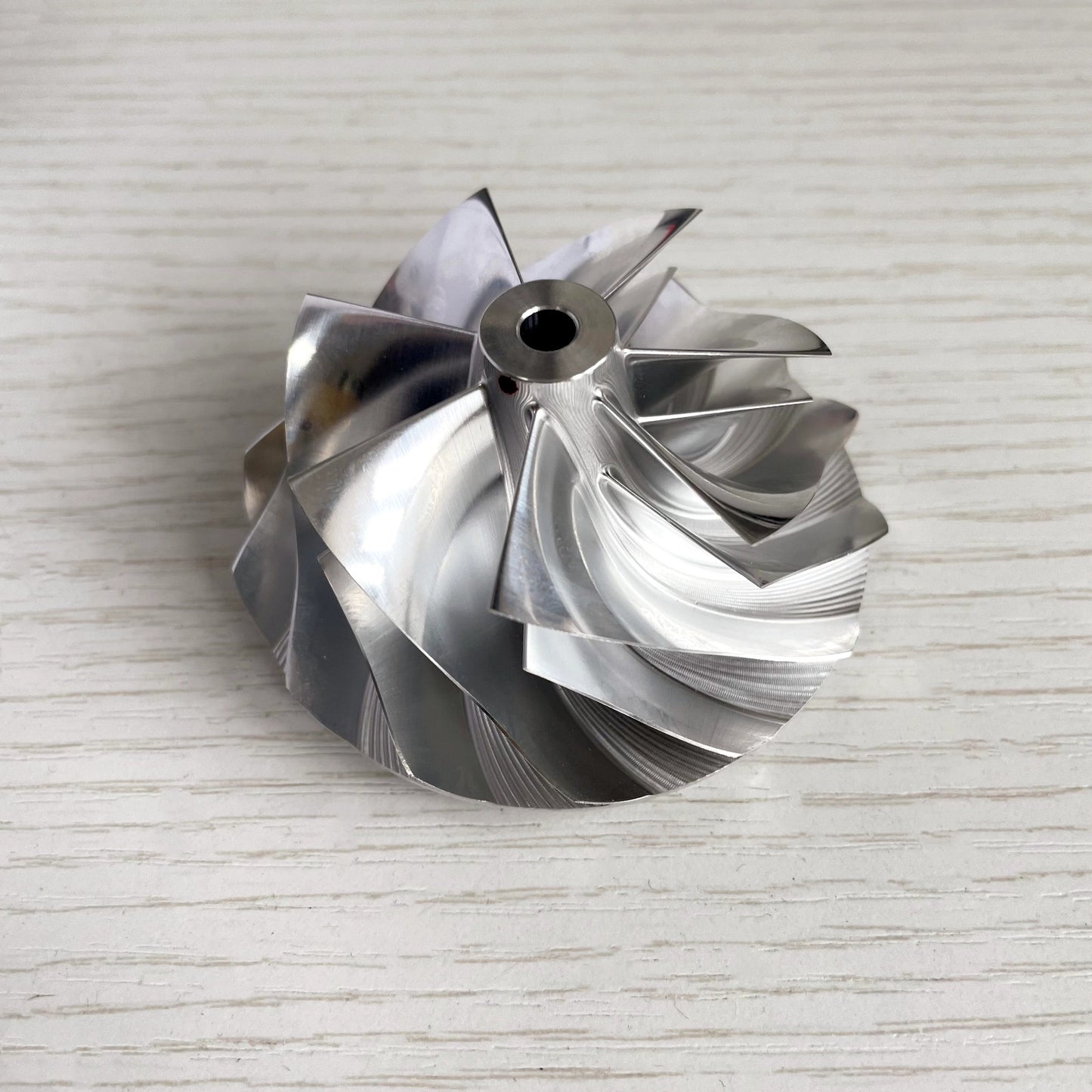 GT15-25 52.50/68.00 mm 7+7 Blade Turbine Aluminum 2618/Burnt Compressor Wheel