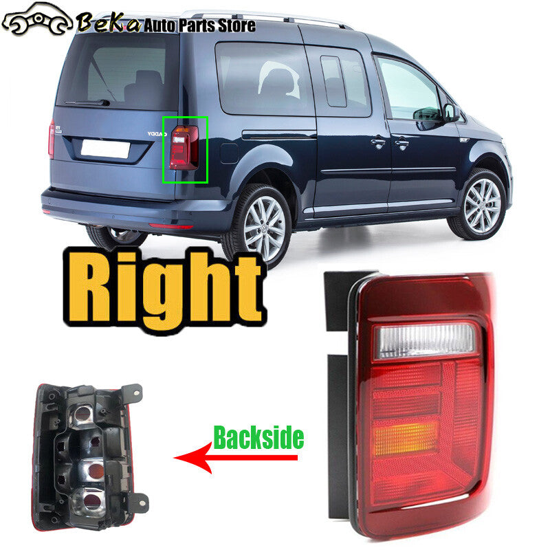 1-pack of for Volkswagen Caddy 2016/2017-2020, right rear taillight bulb missing.