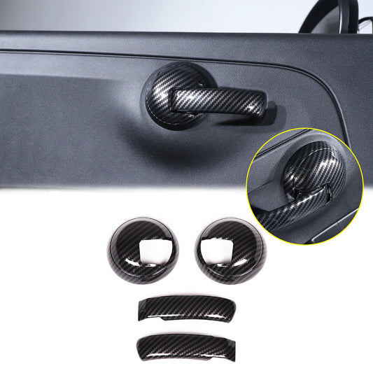 ABS carbon fiber center control gear cover trim for BMW 3 Series E90 (2008-12-)