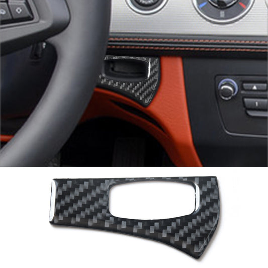 Carbon Fiber Interior Ignition Switch Frame Cover Trim for BMW Z4 E89 2009-2016