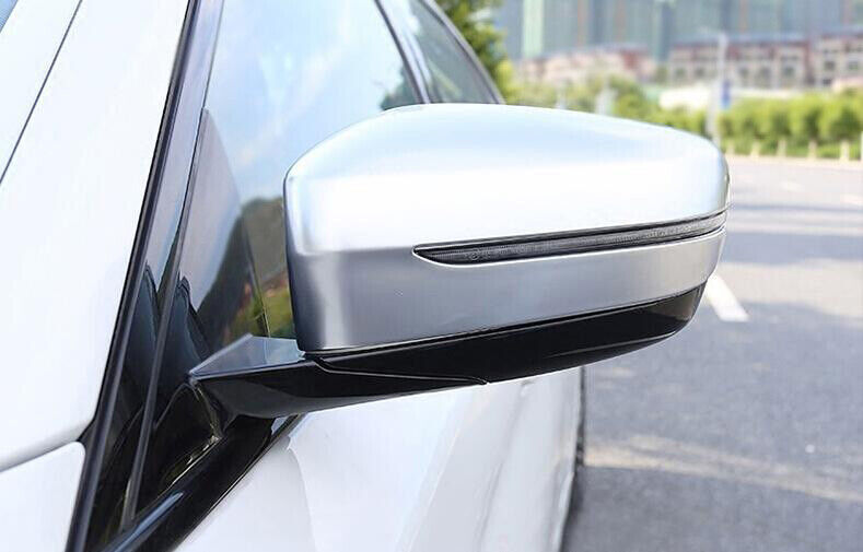 2PCS ABS Chrome Exterior Rear View Mirror Cover Trim for BMW 5 Series 2018-2022