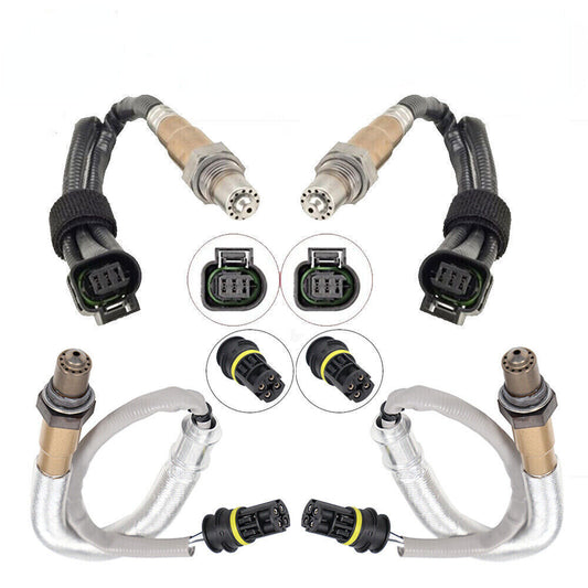 4pcs Oxygen O2 Sensor Upstream+Downstream For 2012-2016 for BMW M5 4.4L Turbocharged