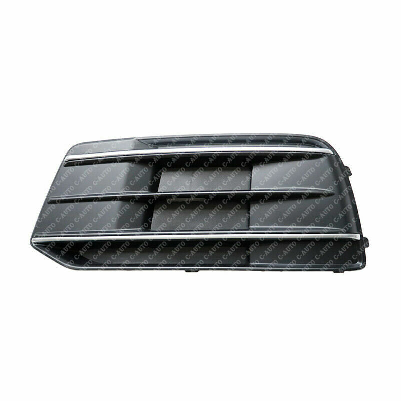 Pair for Audi Q5 SQ5 2018-2020 Front Bumper Grille Fog Light Cover Trim Standard