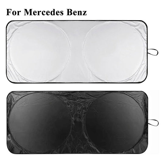 for Mercedes Benz Large Car Windshield Sunshade Front Sun Visor Cover Shield