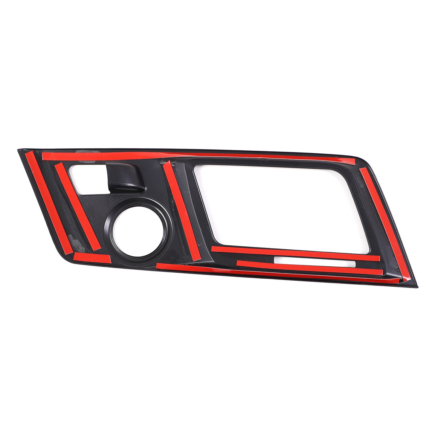 ABS smooth black gear shift rail frame trim cover for Toyota Tenderloin 2014 - 2021