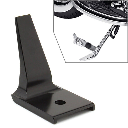 for Harley - for Davidson FLST 07-17 . BigBoar Black Motorcycle Side Stand Extension