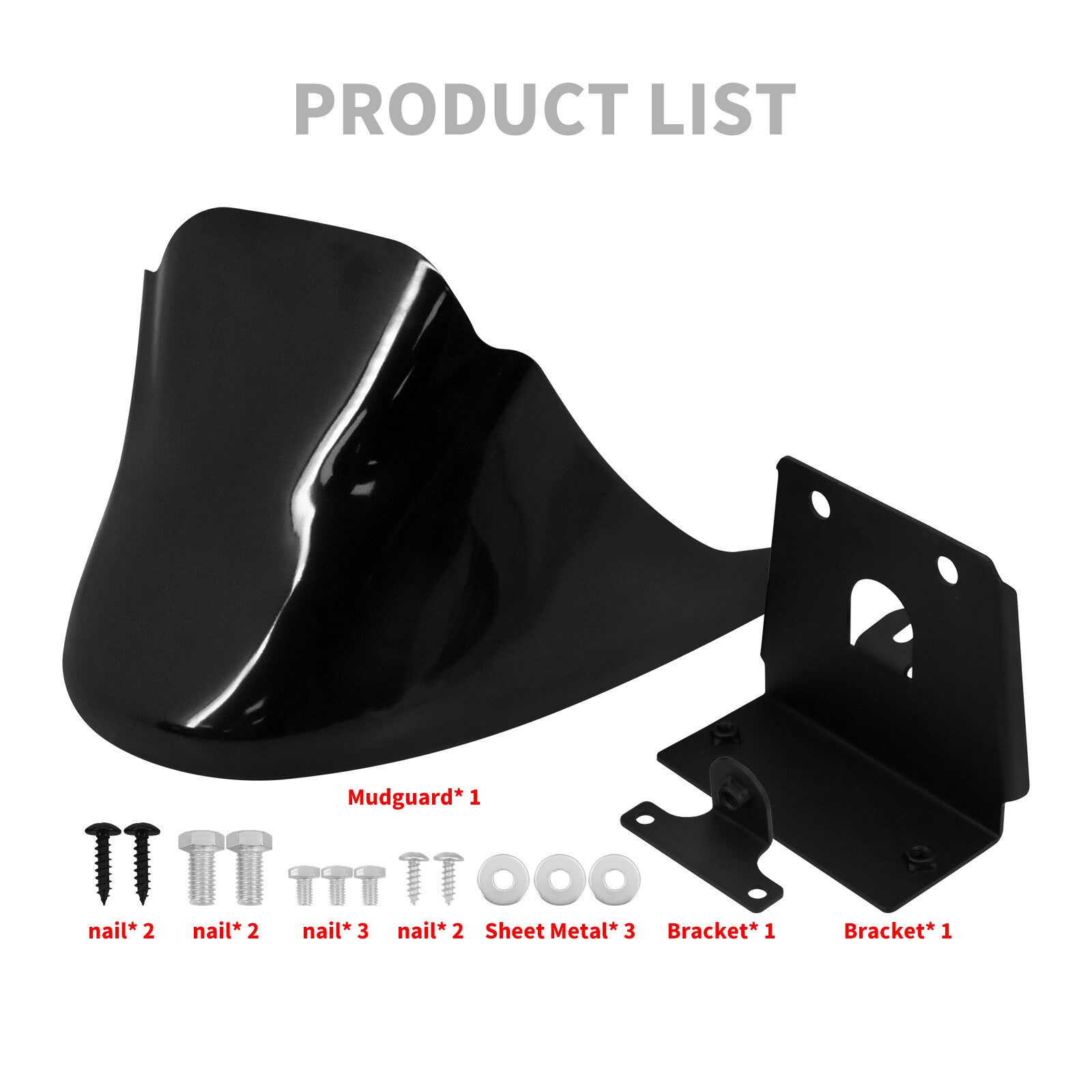 Gloss Black Chin Fairing Front Spoiler for Harley Sportster 48 72 883 1200 04-22