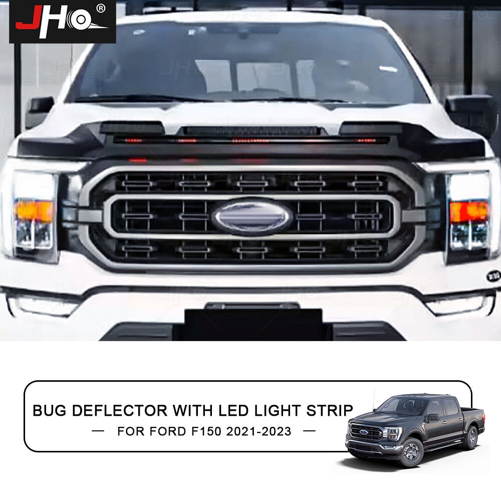 Hood Deflector Guard Bug Shield Bonnet Protector for Ford F150 2022-2023