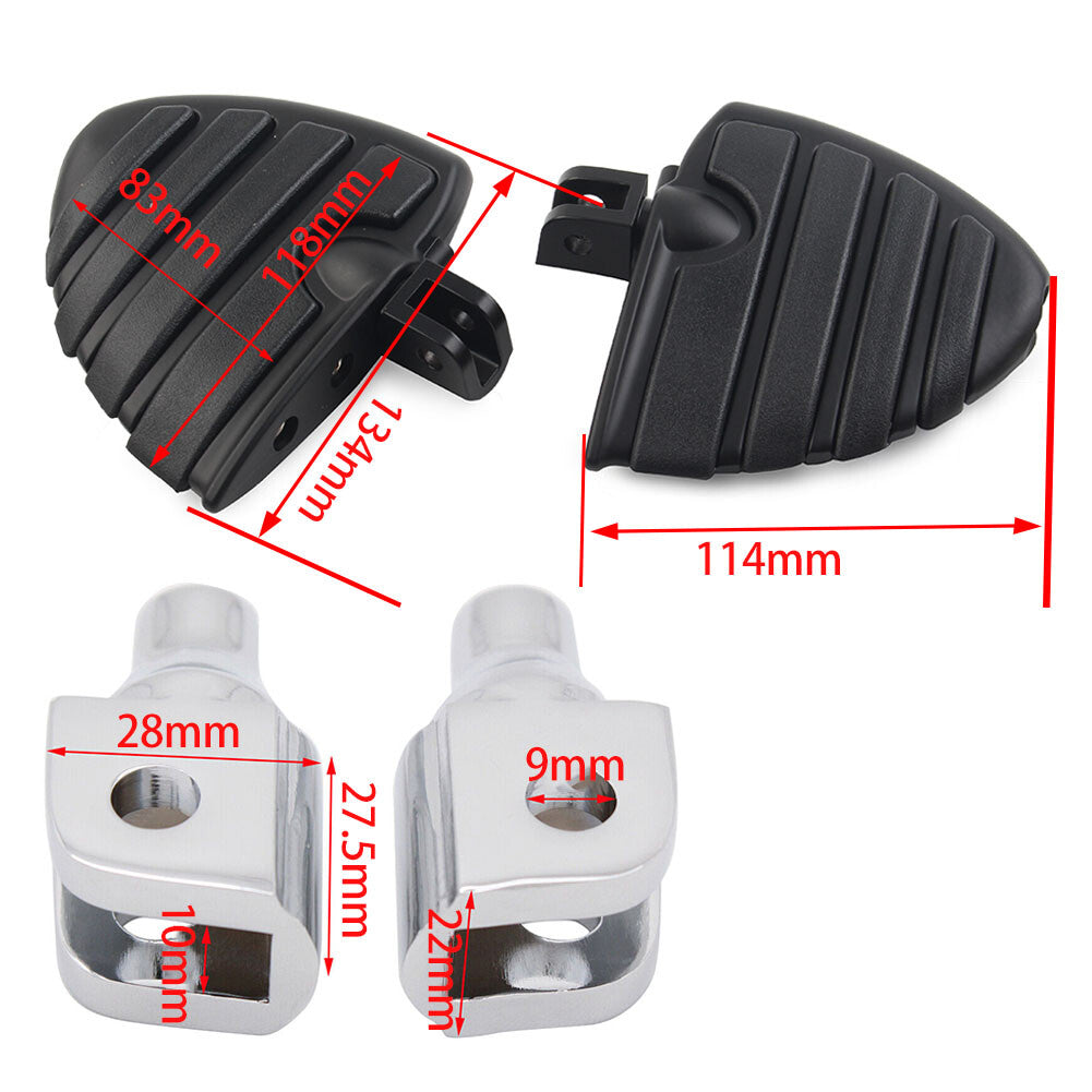 for Suzuki Boulevard M109R Motorcycle Front Rider Driver Foot Pegs FootRests