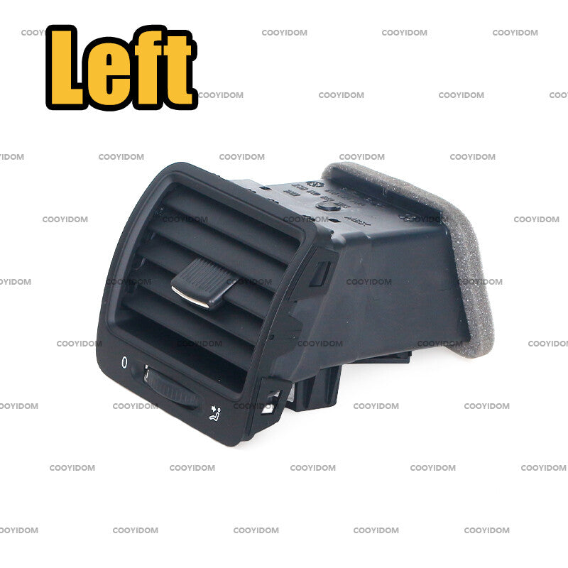 Front Left Dash Air Outlet Vent Black for VW for Golf GTI R32 for Jetta 5 MK5 Rabbit
