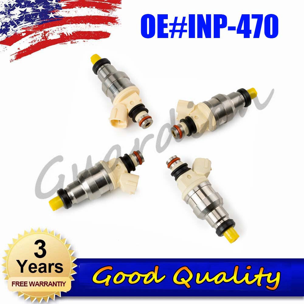 4 INP-470 Upgraded Fuel Injectors, new, for Chevrolet Tracker for Suzuki X-90 Geo