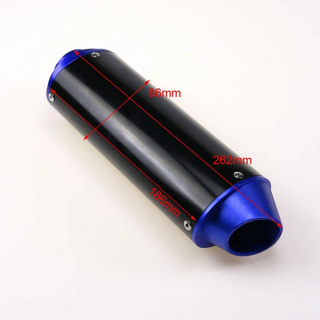 38mm exhaust muffler for 125cc, 140cc, 150cc, and 200cc Dirt Pit bicycles, YX for Lifan SSR motorcycles