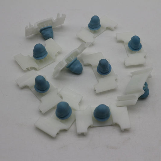 10-piece set of quarter panel molding clips for Audi and for Volkswagen 1H0-853-585-A