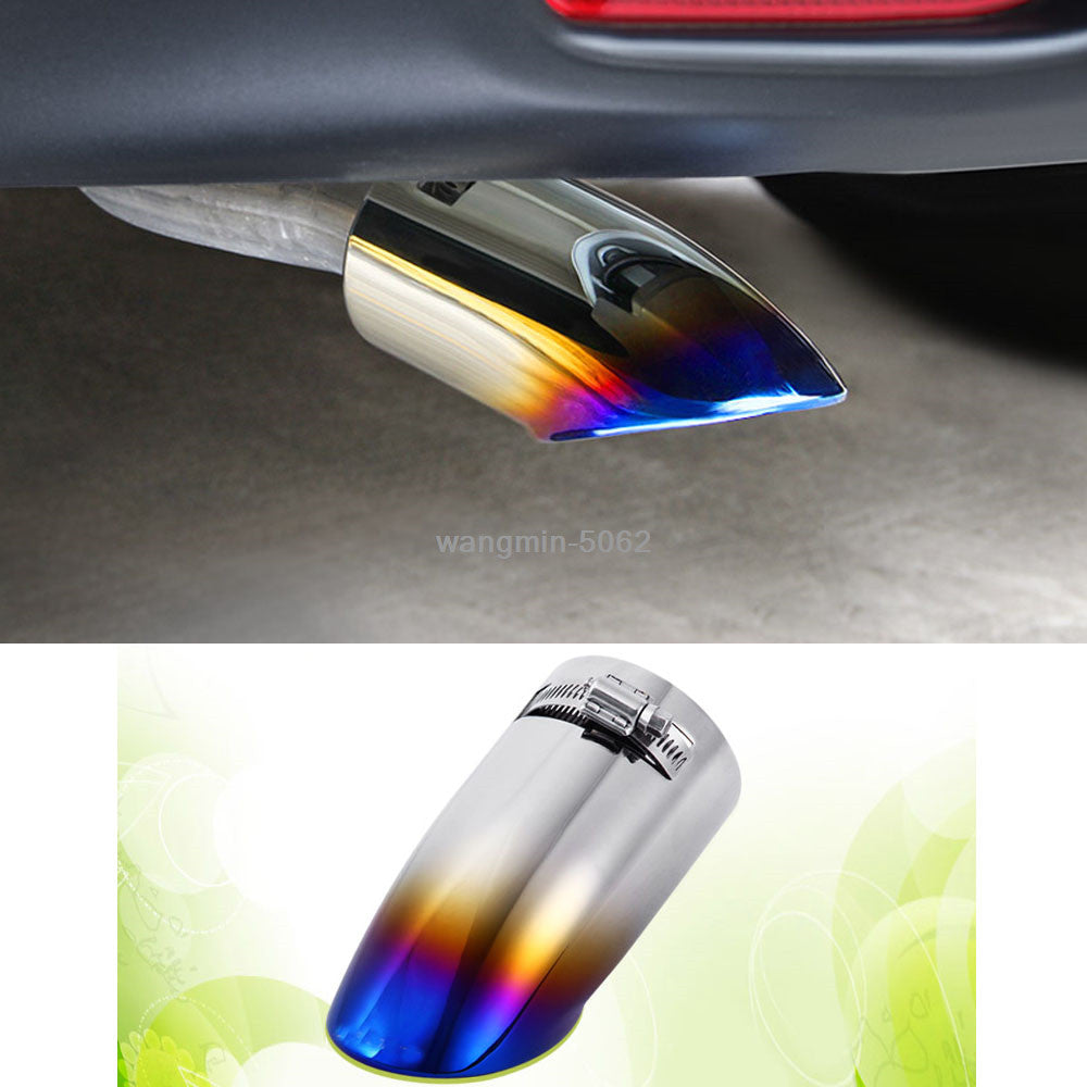 for Nissan Rogue 2014-2020 Blued Exhaust Pipe Tip Rear Tail Muffler Stainless 1X