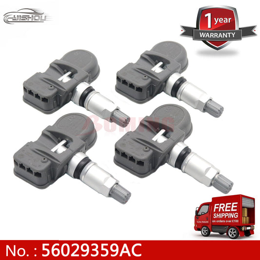 4-piece TPMS for Dodge for Ram 1500/2500 for Jeep 2009-2010 56029359AC Tire Pressure Sensors