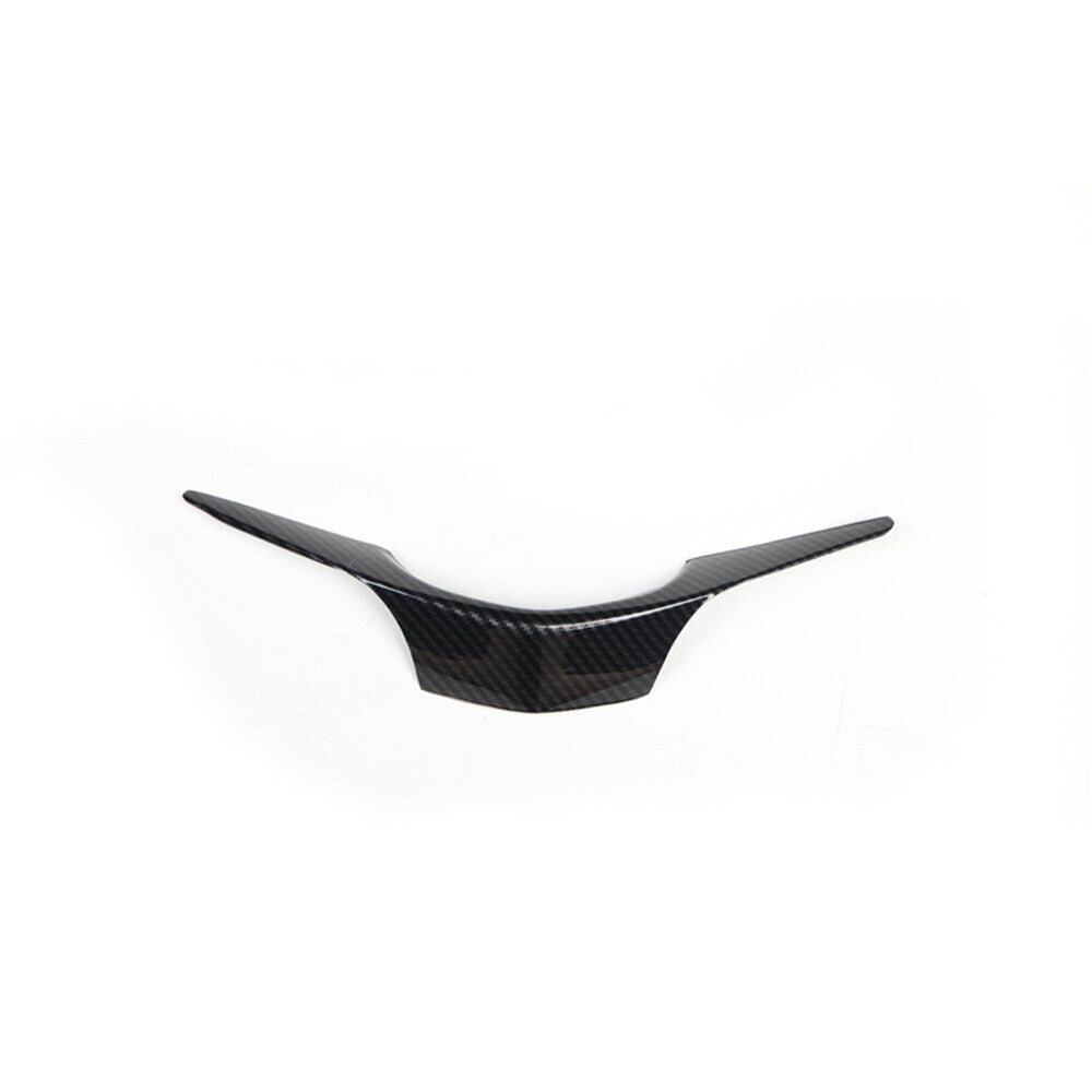 for Cadillac CT6 2016-2020 Carbon Fiber Inner Steering Wheel Strip Cover Trim 1P