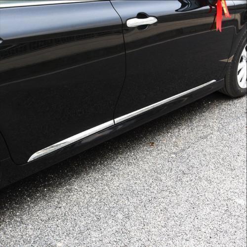 for Toyota for Camry 18-23 Chrome Body Side Door Molding Line Cover Trims Garnish 4P
