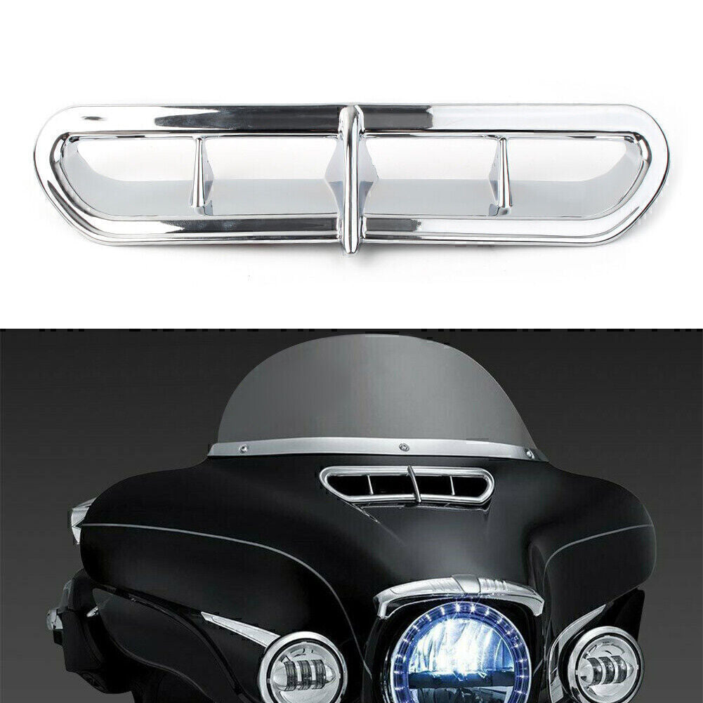 Chrome Fairing Vent Accent for Harley Touring Electra Street Tri Glide 14-18 17