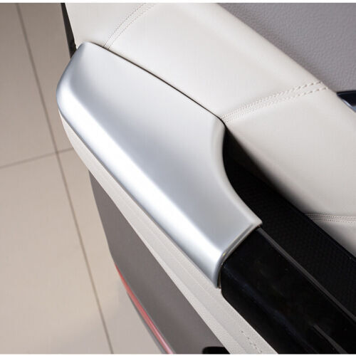 2for Kia Carnival 2022-2023 Matte Silver Interior Door Armrest Panel Trim Cover