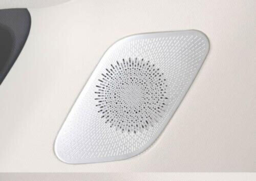 for Kia Carnival 2022-2023 Silver Inner Door C-pillar Speaker Cover Decor Trims
