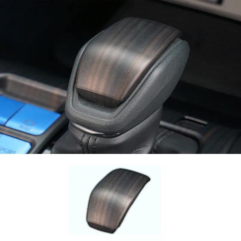 for Toyota RAV4 2019-2023 1X Matte Wood Grain Console Gear Shift Knob Cover Trim