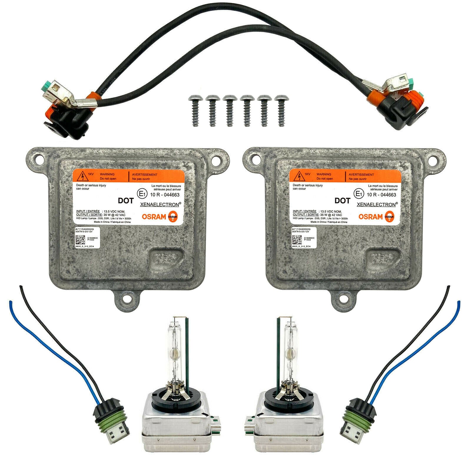 2x 15-20 for GMC for Yukon Xenon Ballast Control Unit Module HID D3S Light Bulb Kit