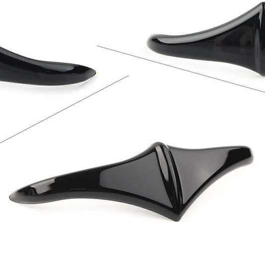 Black Rear Fender Accent Leading Edge Tip Trim for Harley Touring 1998-2019