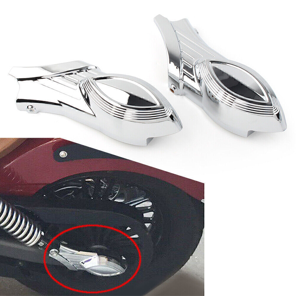 ABS Chrome Rear Swingarm Axle Bolt Covers Fit Indian Scout Models 2015-2016 15