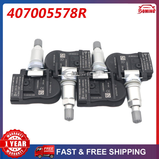 4x TPMS Tyre Pressure Sensor for Renault Clio Kangoo Megane Master Twingo 433MHz